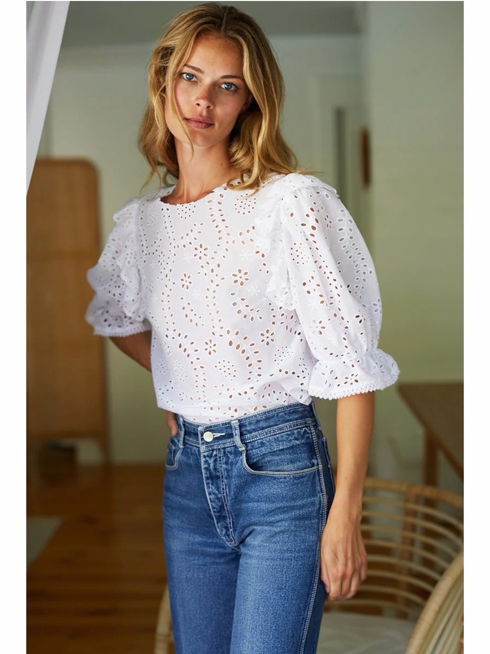 Emerson fry eyelet top size s